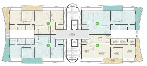 Floor Plan of VTP Urban Balance in Hadapsar, Pune - Image 200867