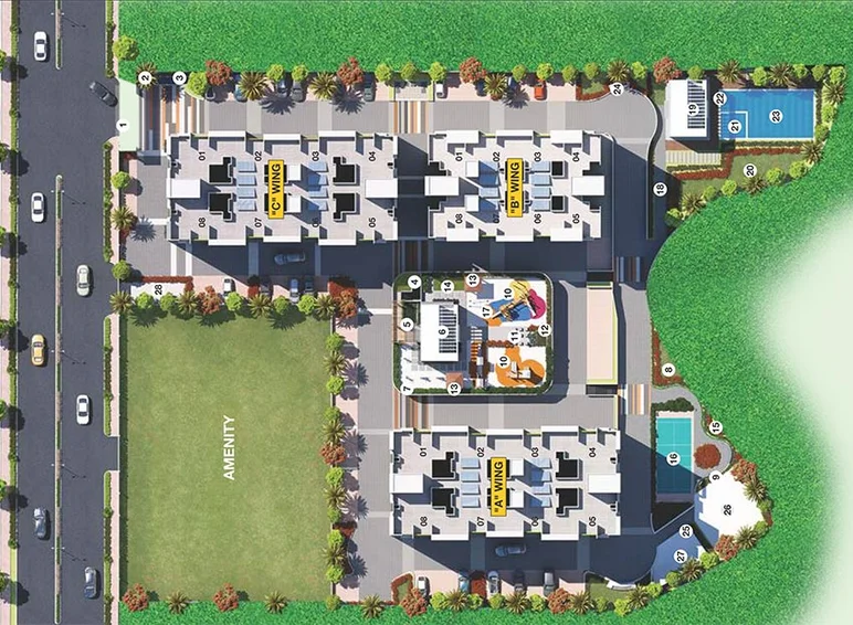 Master Plan of Wakadkar Green Life in Hinjewadi, Pune - Image 200968