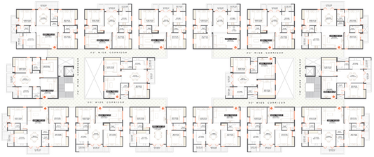 Floor Plan of Vishnu Woodstock in Electronic City, Bangalore - Image 201103