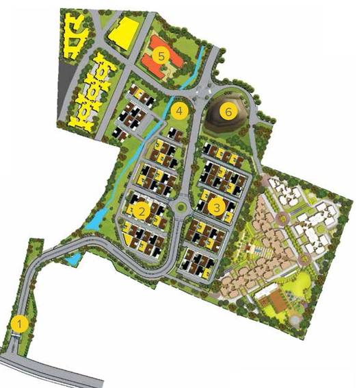 Master Plan of Brigade Orchards Villas in Devanahalli, Bangalore - Image 201126