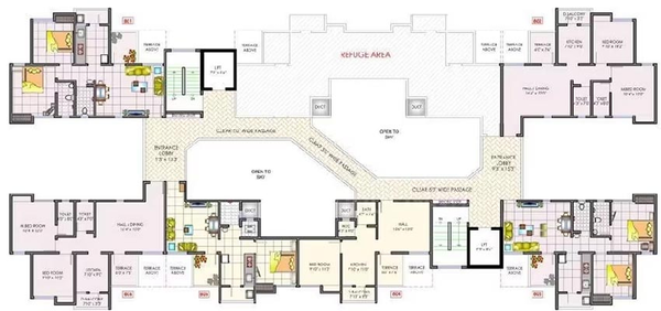 Floor Plan of Dreams Ragini in Manjari Khurd, Pune - Image 201207