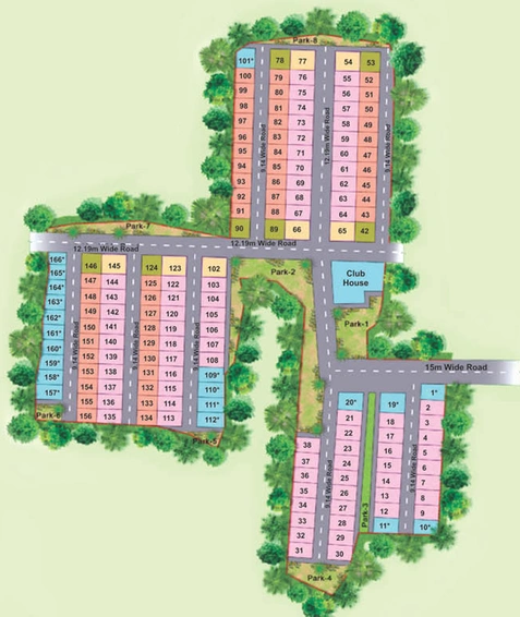 Master Plan of Peninsula Solitaire in Sarjapur, Bangalore - Image 201236