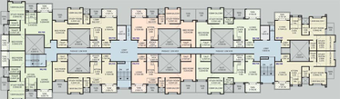 Floor Plan of Garve Omega Paradise in Wakad, Pune - Image 201246