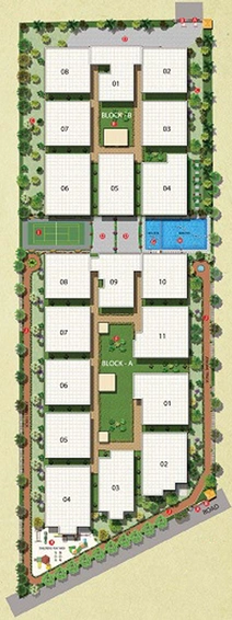 Master Plan of Sai Krupa Heritage in Hennur Road, Bangalore - Image 201252