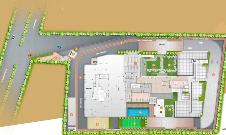 Master Plan of Saroj Harmony in Varthur, Bangalore - Image 201268