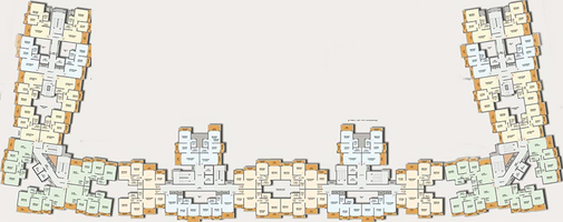 Floor Plan of Bachraj Landmark in Virar West, Palghar - Image 201318