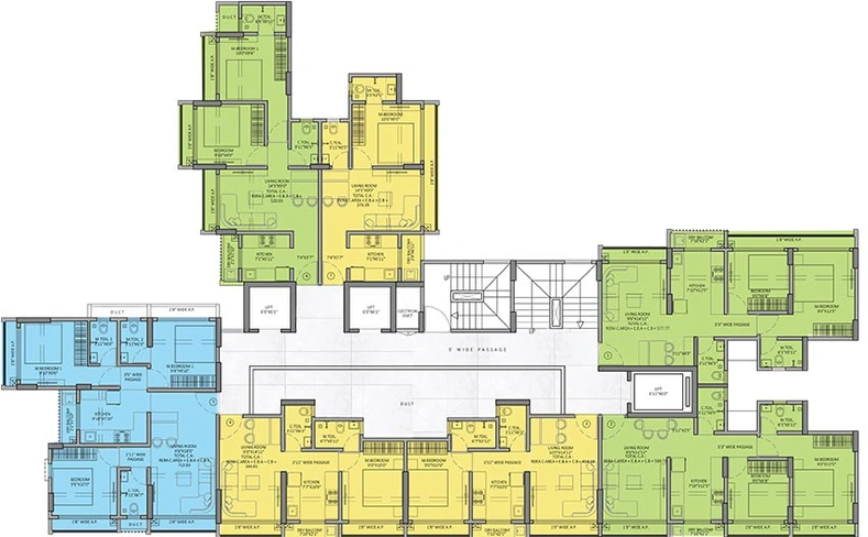 Floor Plan of JSB Nakshatra Veda 2 in Vasai East, Palghar - Image 201349