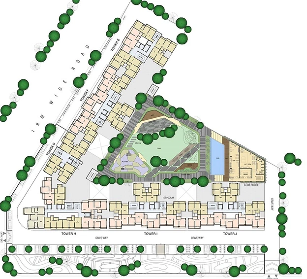 Master Plan of JSB Nakshatra Veda 2 in Vasai East, Palghar - Image 201350