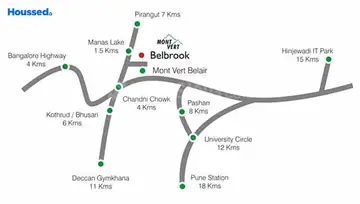 Location of Mont Vert Belbrook - Image 201356