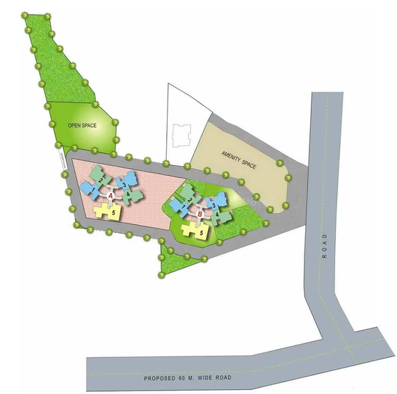 Master Plan of Mont Vert Belbrook in Bhugaon, Pune - Image 201357