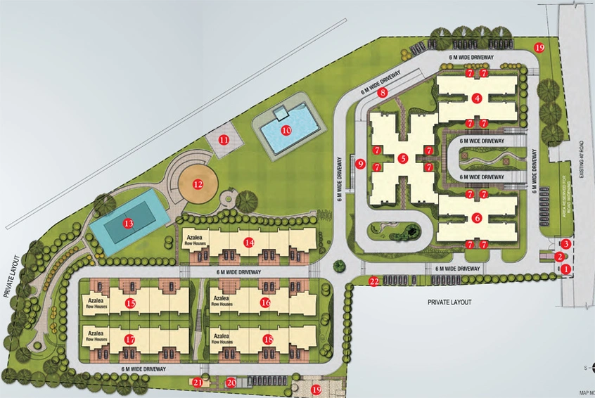 Master Plan of Sobha Althea in Yelahanka, Bangalore - Image 201336