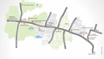 Location of Sobha Aspire - Image 201493