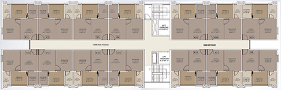 Floor Plan of Xrbia Chakan in Chakan, Pune - Image 201517