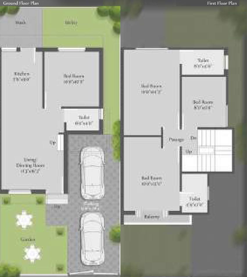 4 BHK House/Villa in Darshanam Shreeji Aangan in Tarsali, Vadodara - Image 826466