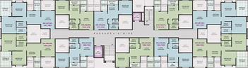 Floor Plan of KP Dhanalaxmi Heritage in Chikhali, Pune - Image 201585