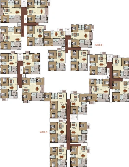 Floor Plan of ALPS Pleasanton in Electronic City, Bangalore - Image 201731
