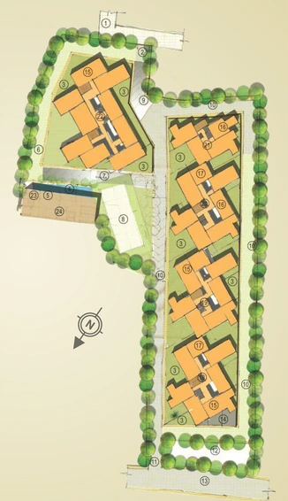 Master Plan of Arya Hamsa in JP Nagar, Bangalore - Image 201738