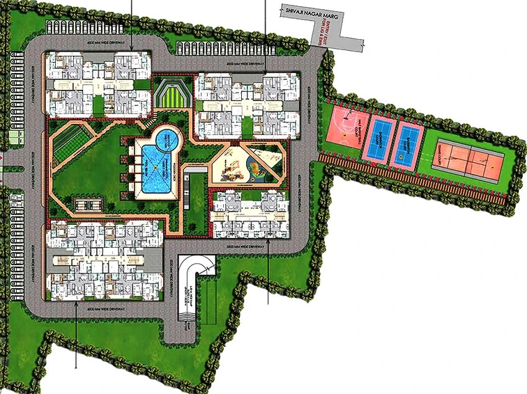 Master Plan of Kumar Capital Green in Patliputra Colony, Patna - Image 201786