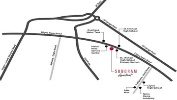 Location of Kumar Sundram Apartment - Image 201795
