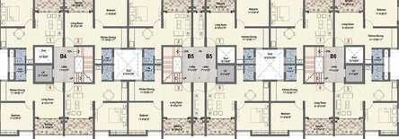 Floor Plan of Bhandari Unnati in Narhe, Pune - Image 201832