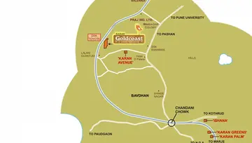 Location of Karan Goldcoast - Image 201839