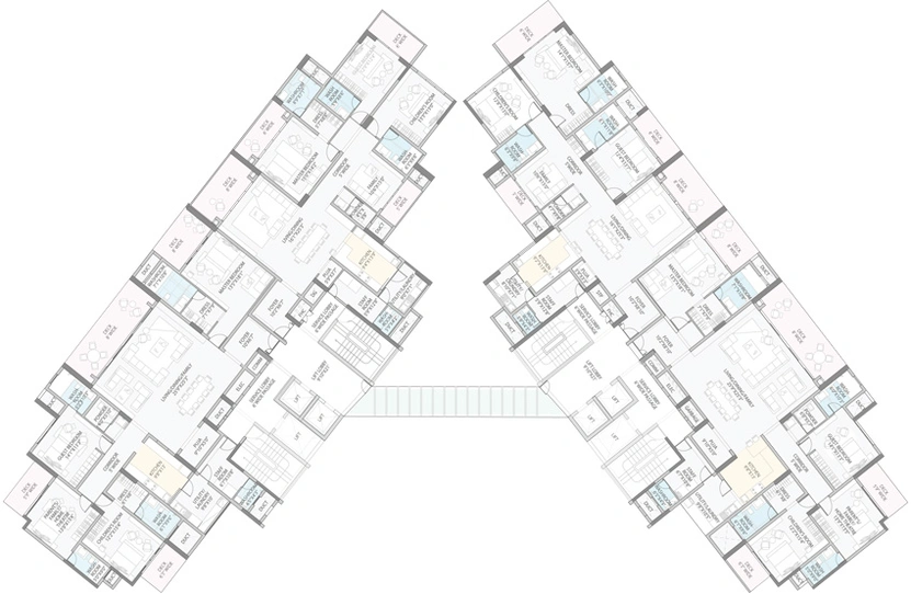 Floor Plan of B and B Opulent Spire in Jayanagar, Bangalore - Image 201854