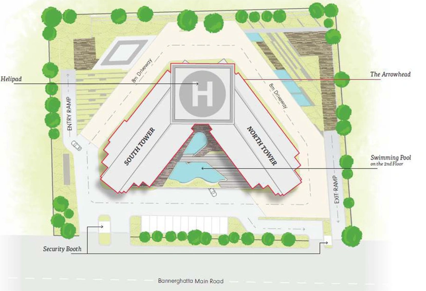 Master Plan of B and B Opulent Spire in Jayanagar, Bangalore - Image 201855
