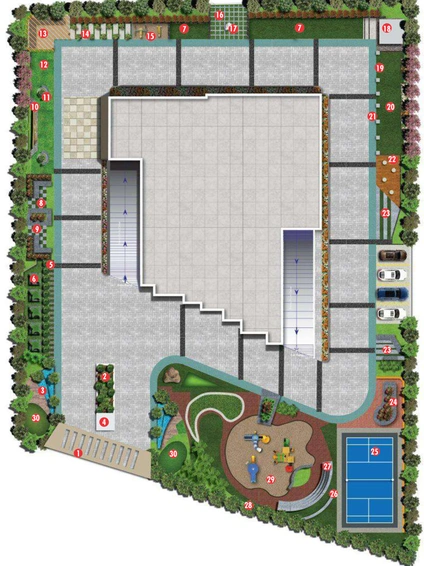Master Plan of Hima Sai Heights in JP Nagar, Bangalore - Image 201868