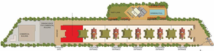 Master Plan of Clover Citadel in Wanowrie, Pune - Image 201957