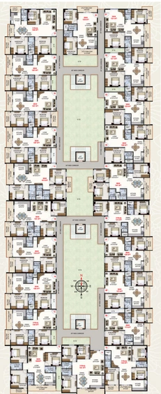 Floor Plan of Sri Durga Nivas in Vidyaranyapura, Bangalore - Image 202014