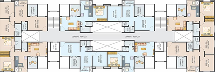 Floor Plan of Arkay Suvarna Nagari in Alandi, Pune - Image 202039