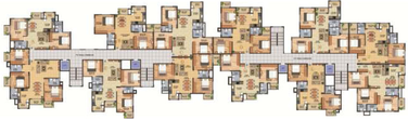 Floor Plan of Vahe Imperial Gardens in Varthur, Bangalore - Image 202091