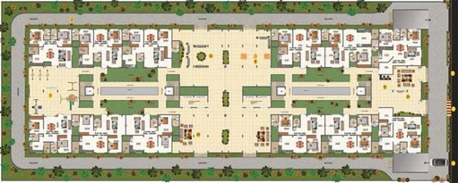 Master Plan of VSPL Vaishnavi Mandara in Yeshwanthpur, Bangalore - Image 202128