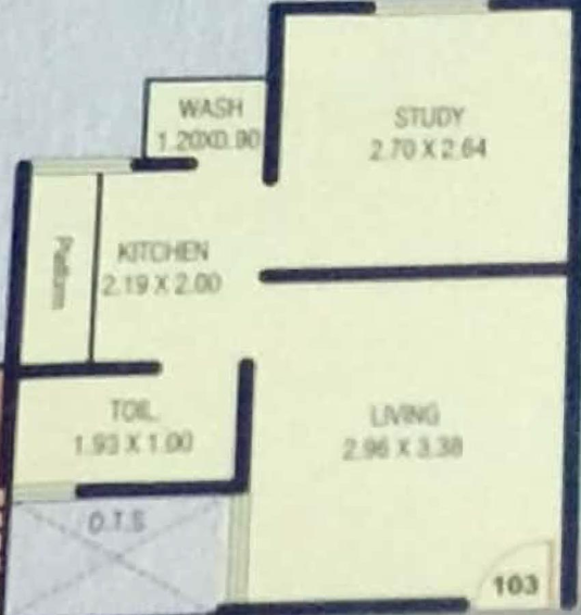 1 BHK Flat in Shree Siddhi Heights in Soma Talav, Vadodara - Image 826645