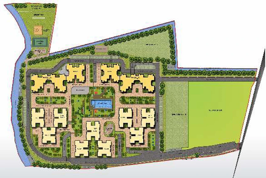 Master Plan of Sobha Ruby Platinum in Nagasandra, Bangalore - Image 202203