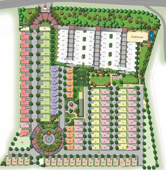 Master Plan of Inner Urban Serenity in Sarjapur Road, Bangalore - Image 202232