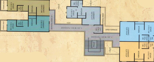 Floor Plan of Shree Vinayak Flats in Baranpura, Vadodara - Image 202255
