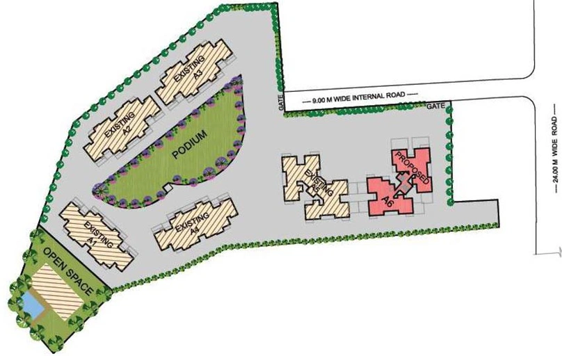 Master Plan of Kumar Palmgrove in Kondhwa, Pune - Image 116435