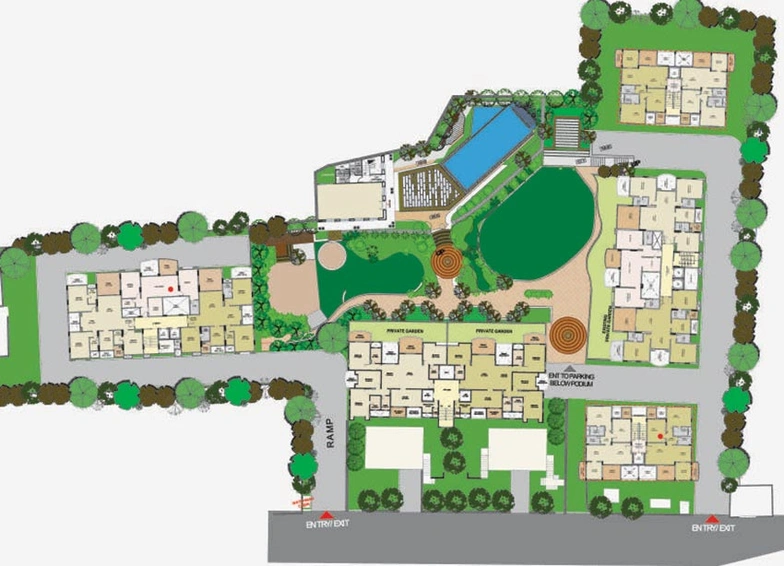 Master Plan of Pride Panorama in Senapati Bapat Road, Pune - Image 202272