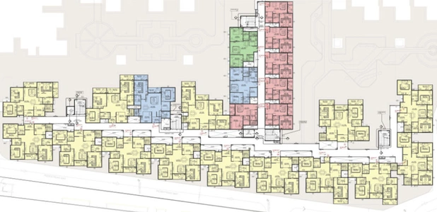 Floor Plan of Nandi Meraki in Begur, Bangalore - Image 202280
