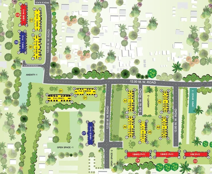 Master Plan of Xrbia Eiffel City Chakan in Chakan, Pune - Image 202413
