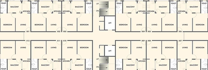 Floor Plan of Xrbia Riverfront in Talegaon, Pune - Image 202430