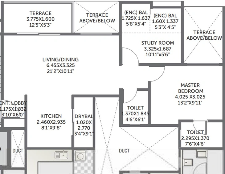 2 BHK Flat in Pristine Pronext in Wakad, Pune - Image 826743