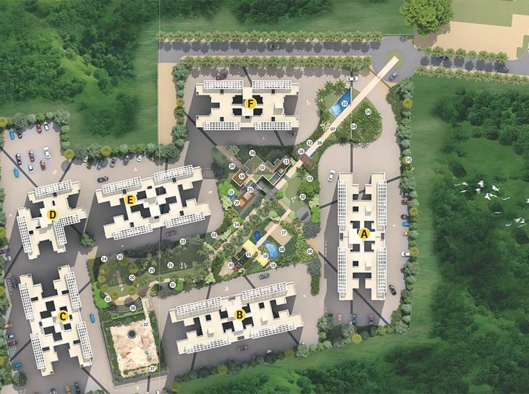 Master Plan of Pate West Coast Park in Shivane, Pune - Image 202561