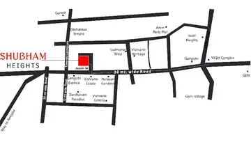 Location of Satyanarayan Shubham Heights - Image 202586