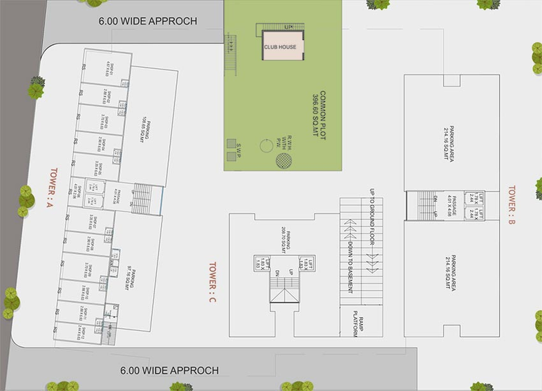 Master Plan of Shree Shyama Icon in Sevasi, Vadodara - Image 202629