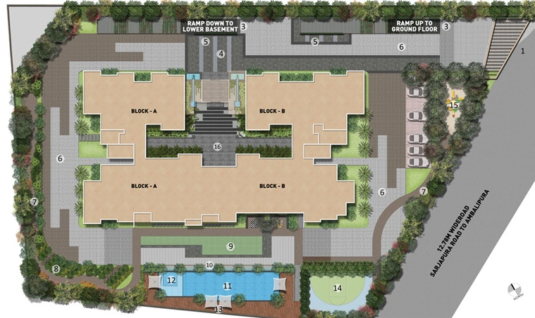 Master Plan of The Central Regency Address in Bellandur, Bangalore - Image 202646