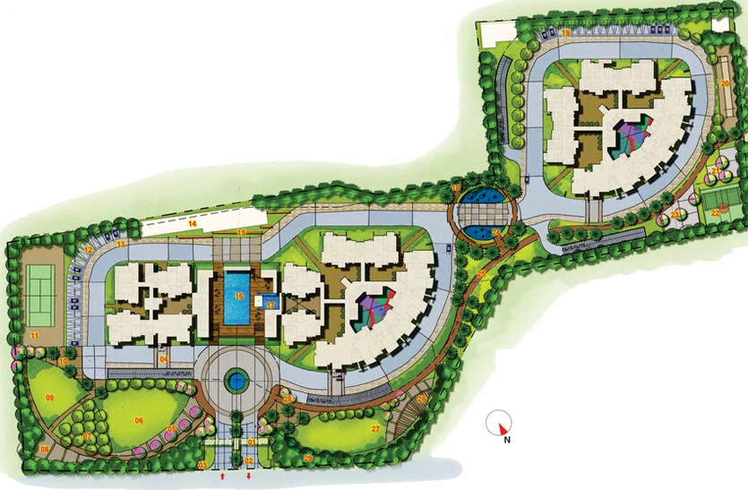 Master Plan of Ardente Pine Grove in Hosa Road, Bangalore - Image 202655