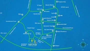 Location of Keystone Sarovar - Image 202696