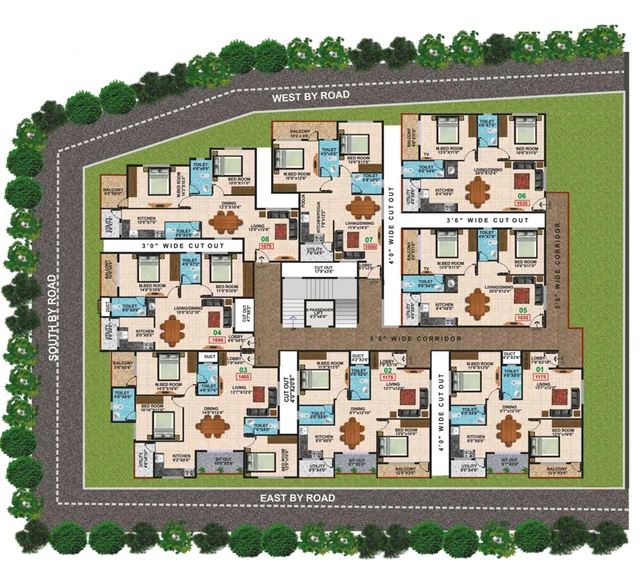 Master Plan of Keystone Sarovar in JP Nagar, Bangalore - Image 202701